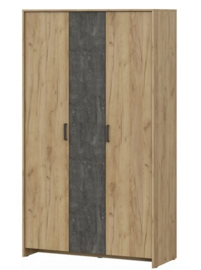 00-00029193 Шкаф трехстворчатый Арника для одежды Лофт