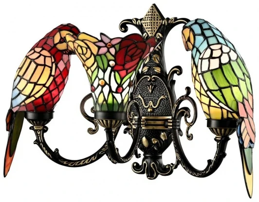 894-801-03 Бра (цветы, птички) Velante 894-801-03