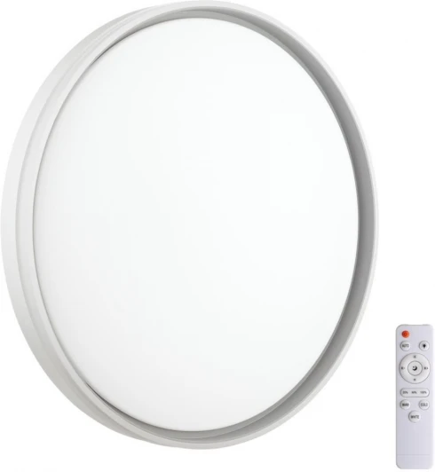 7631/DL Настенно-потолочный светильник Savi 7631/DL (регулировка яркости, LED, 220V, пульт управления, круглые, IP43)