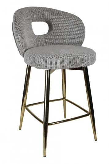 BS1451-WTcasa Стул барный IST-CASA Россо BS1451-WT, белый крем/золото