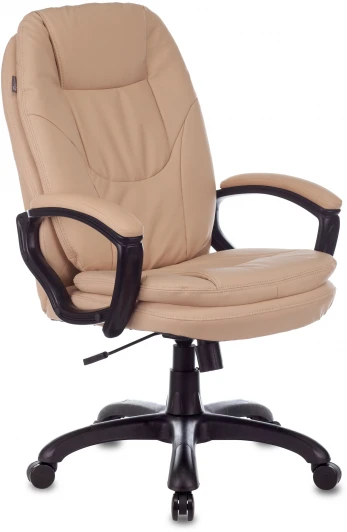 CH-868N/BEIGE Кресло руководителя Бюрократ CH-868N бежевый Or-14 эко.кожа крестовина пластик