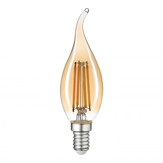 TH-B2119 Лампочка светодиодная филаментная прозрачная свеча на ветру E14 9W Thomson Tail Candle TH-B2119