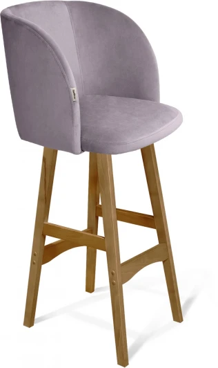 5630449304 Стул барный SHT-ST33/S65 сиреневая орхидея/светлый орех от фабрики Sheffilton