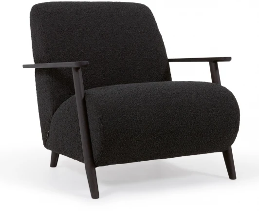 110329 Кресло La Forma (ex Julia Grup) Meghan (Венге,Черный/ Ясень,Сосна,Дерево,Пена)