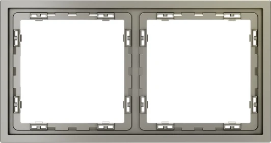 VLS100204 Рамка на 2 поста (шелк) Voltum S70 VLS100204