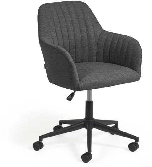 101886 Обеденный стул La Forma (ex Julia Grup) Madina (Серый/ Металл,Пластик,Полипропилен,Пена,Сталь)