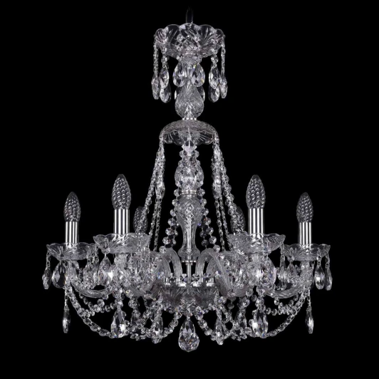 1406/6/195/XL-64/Ni Подвесная люстра Bohemia 1406 1406/6/195/XL-64/Ni