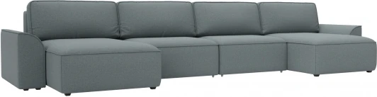 128341 Диван п-образный Лига-048 НПБ лонг Лига Диванов (Рогожка) арт.128341