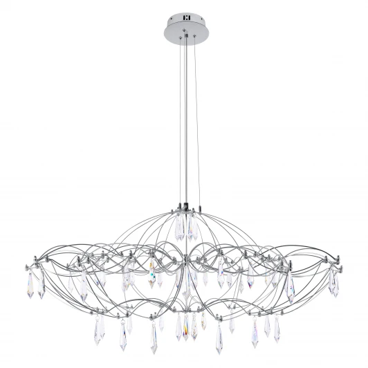 10586/900 Silver Asfour Подвесная люстра светодиодная Loft It Mira 10586/900 Silver Asfour
