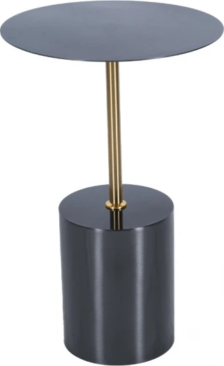 FR 1040 Кофейный столик Solid диам.40см x 58см, чёрный, металл Bradexhome арт.FR 1040