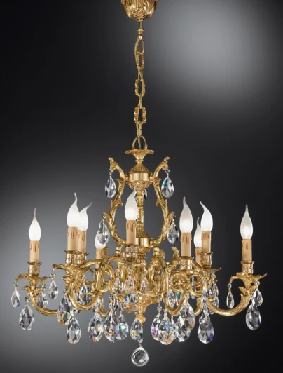 1635/6+3 Подвесная люстра Nervilamp 1635 1635/6+3 (220V, на цепи, подсвечник, свеча)