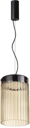 5047/15L Подвесной светильник каскадный Odeon Light Pillari 5047/15L черный/светл.янтарный/металл/стекло LED 15W 4000К 1676Лм (220V, на проводе, круглые)