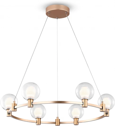 FR4005PL-06G1 Подвесная люстра Freya Urban FR4005PL-06G1 (LED, 24V, на тросе, шарики, кольцо)