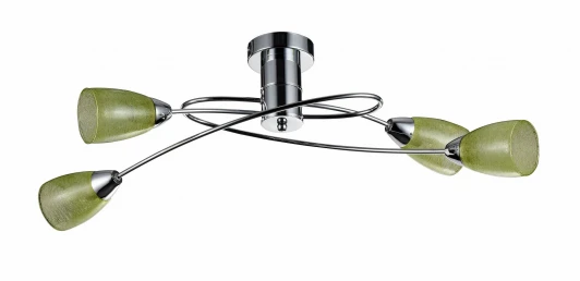 FR5103-CL-04-GN Потолочная люстра Freya Flash FR5103-CL-04-GN