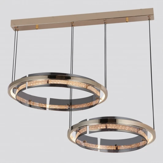 C4716-78 GD Подвесной светильник ярусный светодиодный с пультом iLedex Meridian C4716-78 GD (220V, на проводе, кольцо)