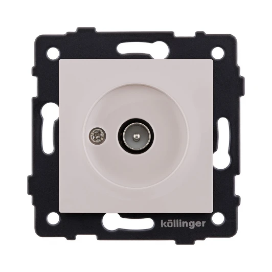 REA-007CM Розетка TV (папа) кашемир матовый Kollinger REA-007CM для Aspekt, Eleganz, Reflex