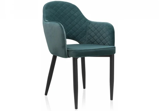 11865 Обеденный стул на металлокаркасе Woodville Vener green 11865