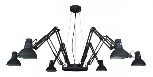 A2043SP-6BK Подвесная люстра Arte Lamp Ragno A2043SP-6BK