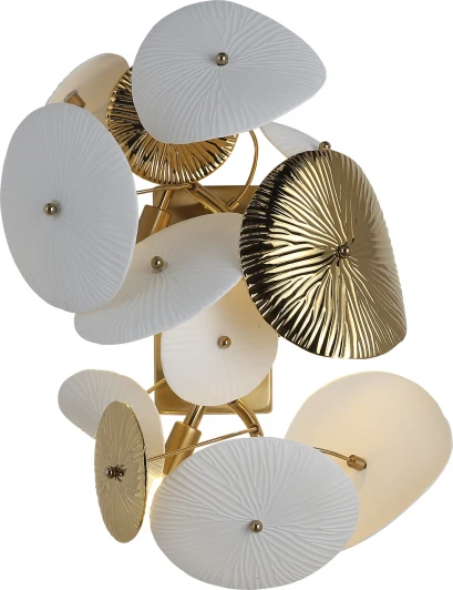 SL1518.301.03 Светильник настенный ST Luce SL1518.301.03 Латунь/Белый G9 3*5W 4000K