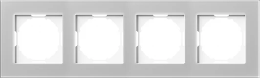 DEN214GM Рамка 4-я, Natural стекло металлик Donel A07 DEN214GM