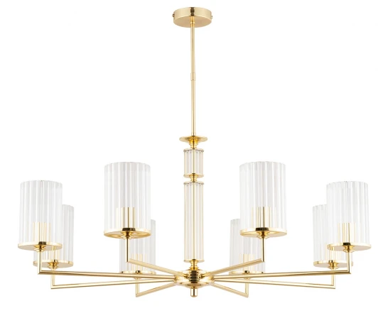 ART-ZW-8(Z)R Потолочная люстра на штанге Kutek Artu Ryfel ART-ZW-8(Z)R (220V)