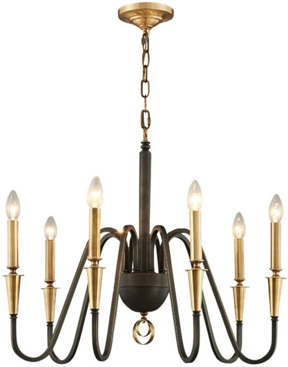 F1124-17 Подвесная люстра Alfa Light F1124-17 (220V, на цепи, свеча)