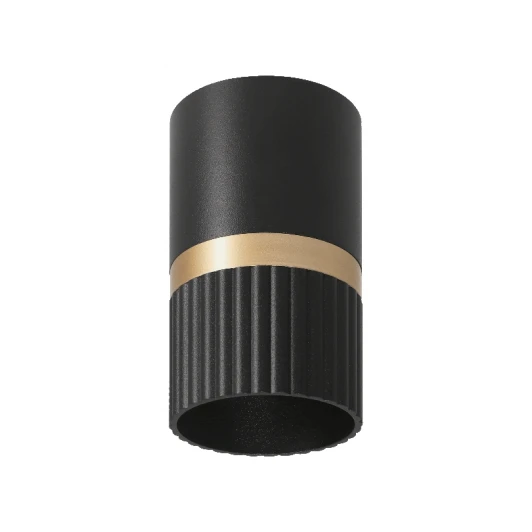 WSL-GU10/19BG Точечный светильник накладной Wolta WSL-GU10/19BG под лампу GU10 Черный / золотой DUO