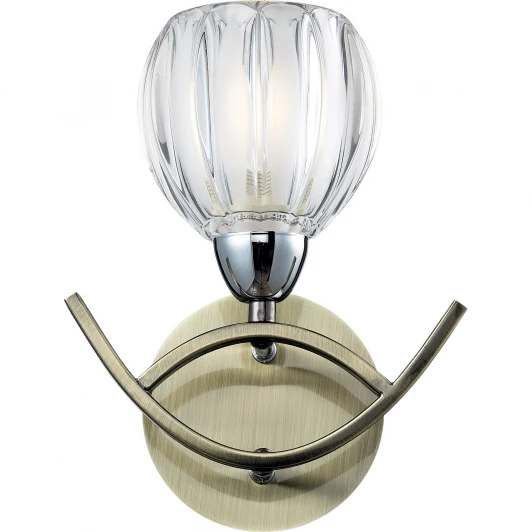 406-01-11 chrome + antique brass Бра N-Light 406 406-01-11 chrome + antique brass