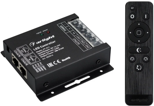 023316 Контроллер VT-S11-3x8A (12-24V, ПДУ Стик 12кн, RF) (IP20 Металл) 023316 Arlight