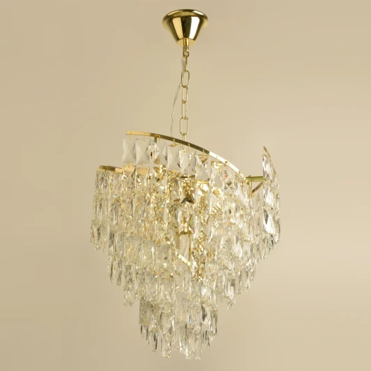 02392-0.4-05 G Подвесная люстра Reluce 02392-0.4-05 G (220V, хрусталь, на цепи)