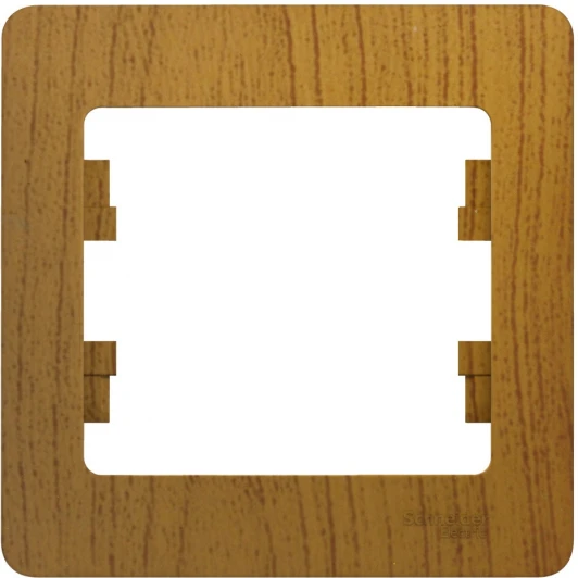 GSL000501 Рамка на 1 пост (дуб) Systeme Electric Glossa GSL000501