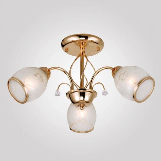 30026/3 золото Умная потолочная люстра Eurosvet Gabriella 30026/3 золото