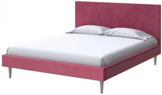 2018945 PROxSON Кровать Claro (Ткань: Велюр Casa Винный) 90x200