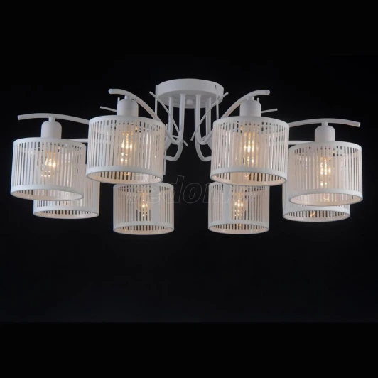 AMSTERDAM 81053-8C SATIN WHITE Люстра потолочная Amsterdam AMSTERDAM 81053-8C SATIN WHITE