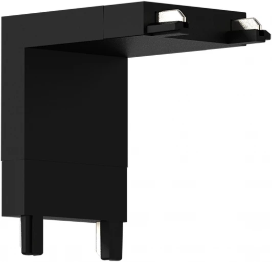 ST067.409.14 Соединитель угловой "поток-стена" ST Luce Skyflat ST067.409.14 Черный