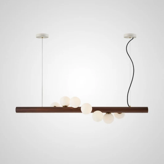 VELTA01 Подвесной светильник Velta Тёмное Дерево ImperiumLoft Velta01 (151254-26) (220V, на тросе, шар)