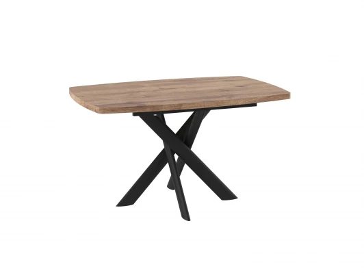 102006 Стол Эдж, 110 Дуб Веллингтон/Чёрный Мебвилл 102006