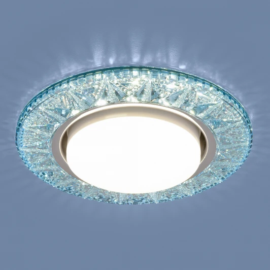 3022 GX53 BL лазурный Встраиваемый точечный светильник Elektrostandard 3022 GX53 BL лазурный