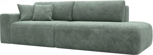 127706L Диван прямой Лига-036 НПБ Модерн подлокотник слева Лига Диванов (Велюр) арт.127706L