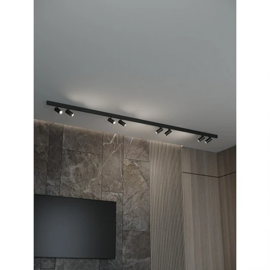 HSBL_kompl_E003_NI3B4K Трековая система в сборе магнитная накладная 48V 96W Hesby Lighting ElDeko HSBL_kompl_E003_NI3B4K