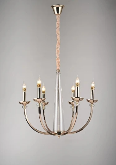 F1724-24 Подвесная люстра Alfa Light F1724-24 (220V, на цепи, свеча)