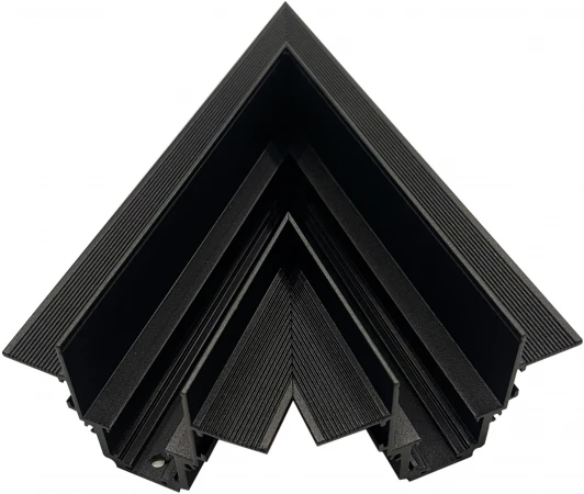 TRA010CLS-42B Угол-соединитель 45° Gravity встраиваемый черный (магнитный) Maytoni Technical TRA010CLS-42B