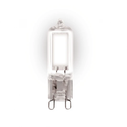 LED-JCD-4W/NW/G9/CL GLZ01TR картон Лампочка светодиодная капсульная прозрачная G9 4W 4000K Uniel LED-JCD-4W/NW/G9/CL GLZ01TR