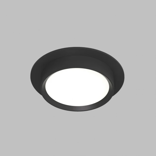 DK2090-BK Встраиваемый светильник Denkirs Flat DK2090-BK (220V, круглые)
