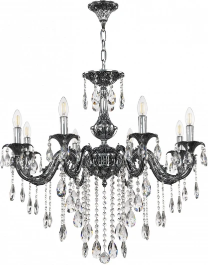 AL79101/8/250 B NB Подвесная люстра Bohemia AL7901 AL79101/8/250 B NB (220V, подвески, на цепи, подсвечник, свеча)