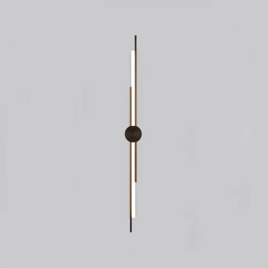 Tinus01 Настенный светильник светодиодный TINUS H63 Black ImperiumLoft Tinus01 (230902-23, Умный дом, WiFi, голосовое управление)