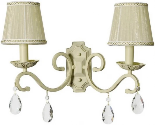 BARI W370.2 CREAM WHITE Бра Lucia Tucci Bari BARI W370.2 CREAM WHITE с подвесками