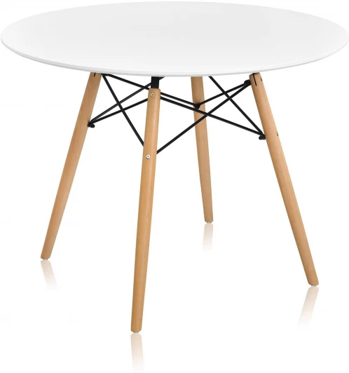 УТ000035116 Стол 100, белый Stool Group DSW УТ000035116