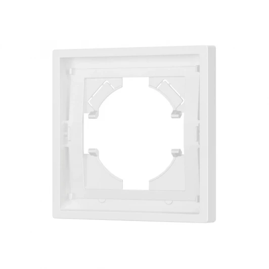 053835 Рамка пластиковая FRM-TENDO-PL-1-WH (Arlight, Белый) 053835