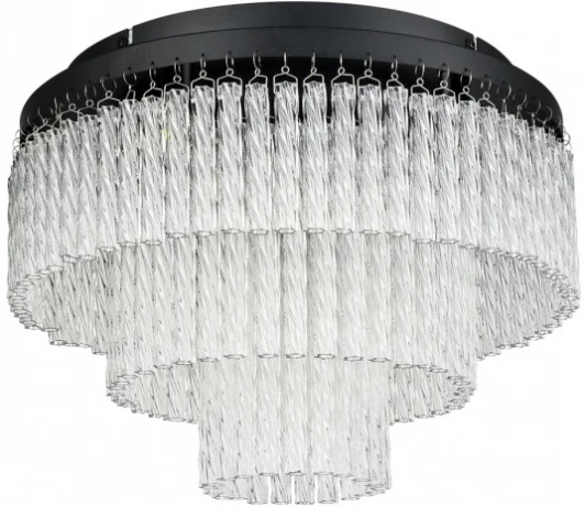 6576/11CR Потолочная люстра Lumion Spirals 6576/11CR черный/прозрачный/металл/стекло G9 11*20W 220V